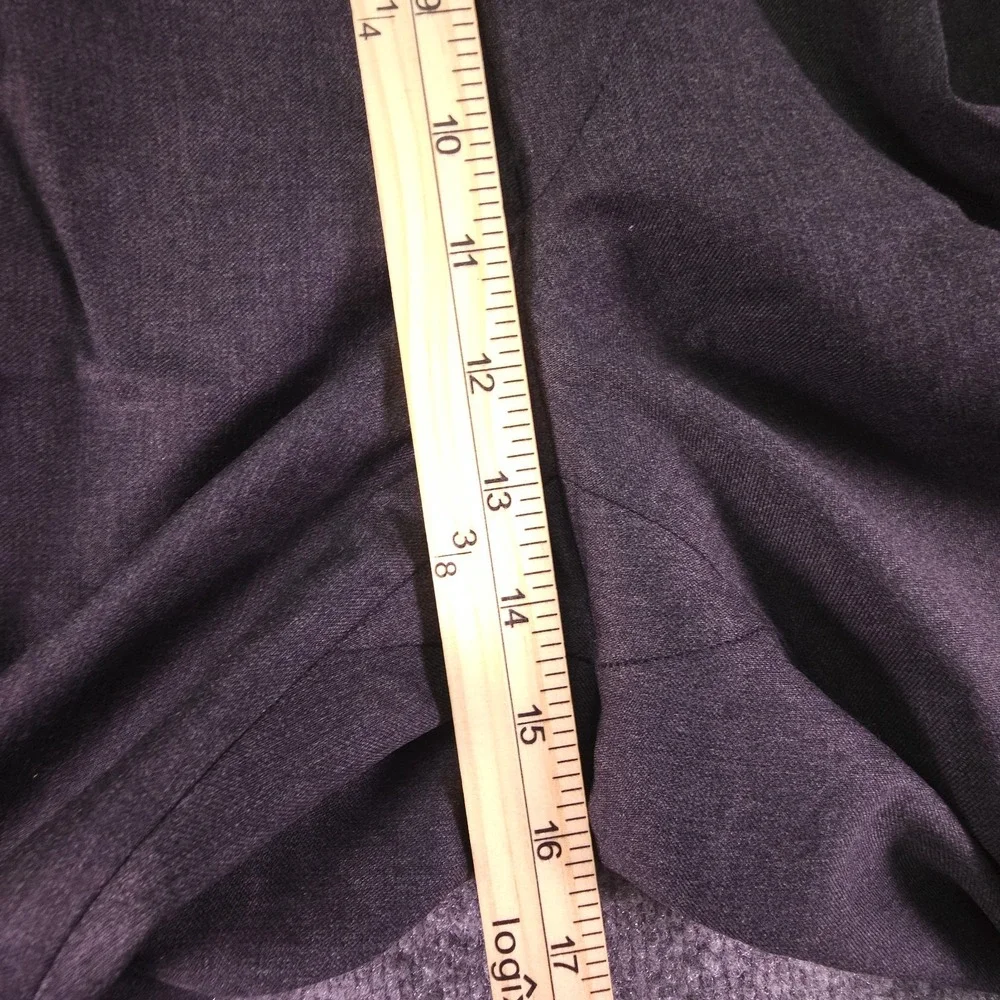 Ralph Lauren 44L 36x32 2pc Pant Suit Charcoal Pleated Cuffed Wool